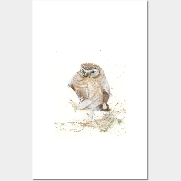 Strutting Owl Wall Art by CorinneMatus